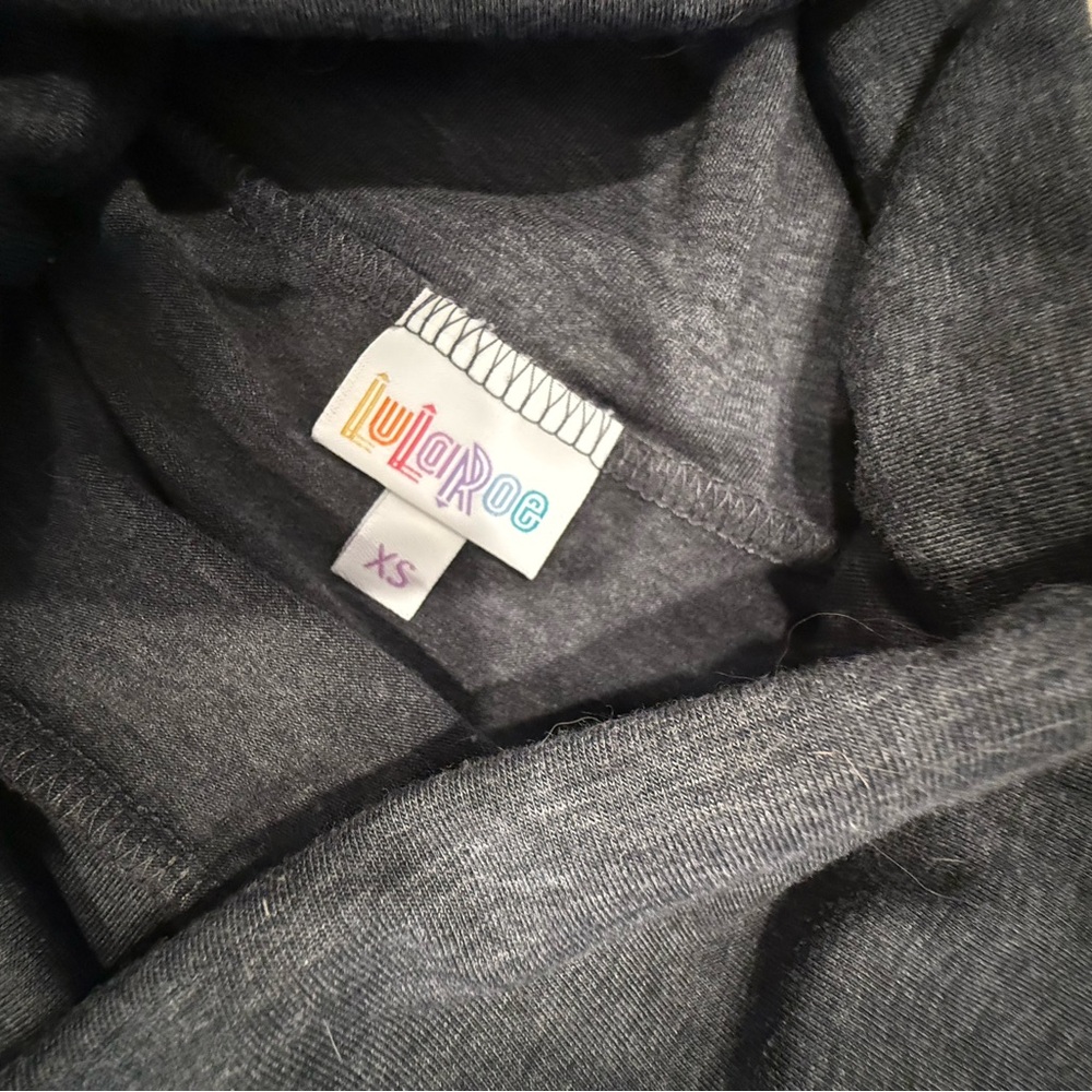 LuLaRoe Charcoal Maxi Skirt - Picture 2 of 3